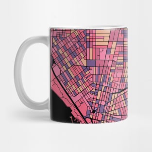 Buffalo Map Pattern in Purple & Pink Mug